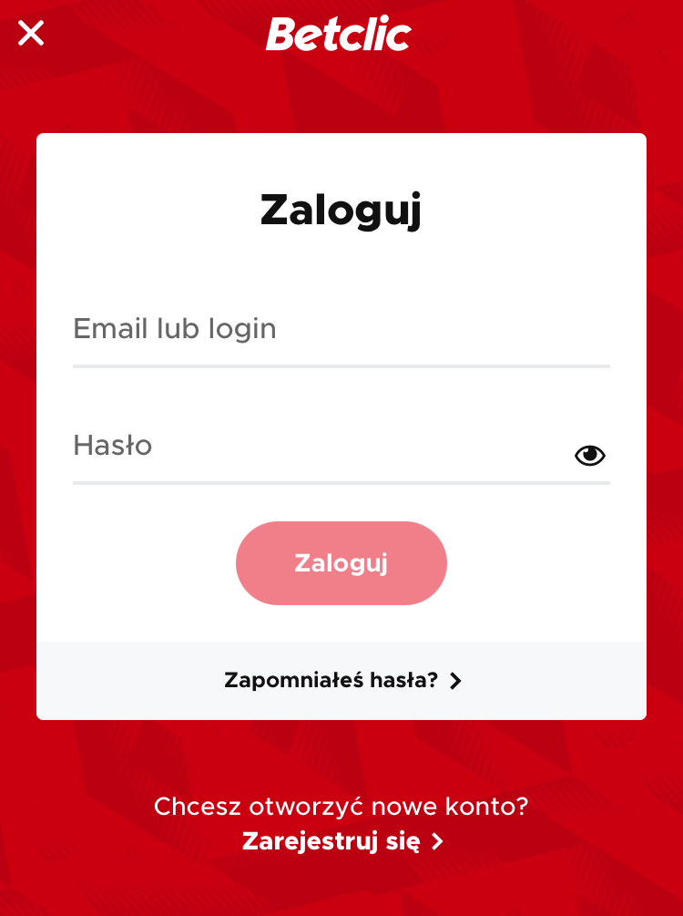 Zaloguj Betclic