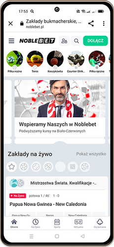 Noblebet Aplikacja mobilna